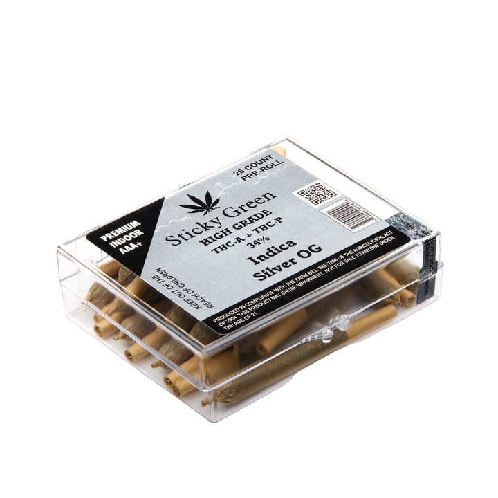 High Grade THCA + THCP Pre-Rolls 25-Pack