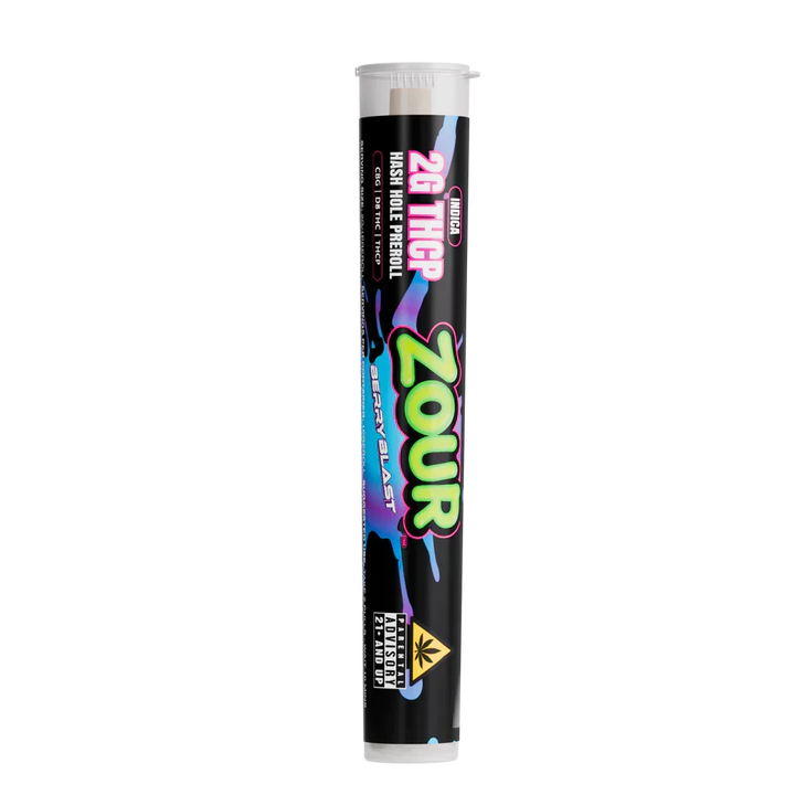 Zour Stash Berry Blast THCP Hash Hole Pre-Roll