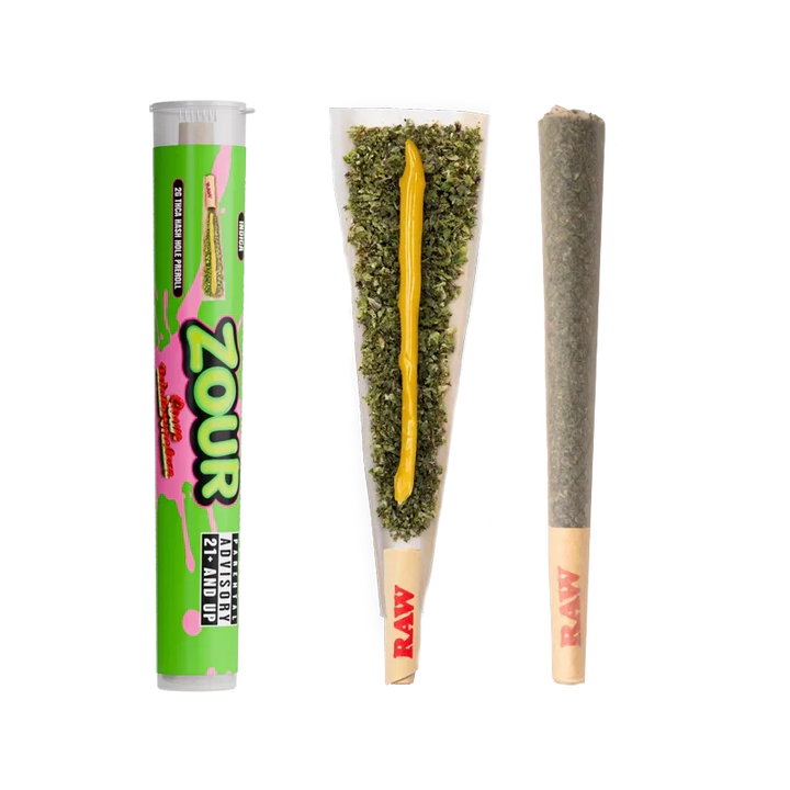Zour Stash Sour Watermelon 2g THCA Hash Hole Pre-Roll