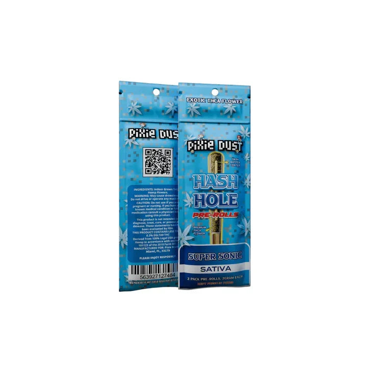 Pixie Dust 4G THC-A Hash Hole Pre-Rolls (2 Pack)