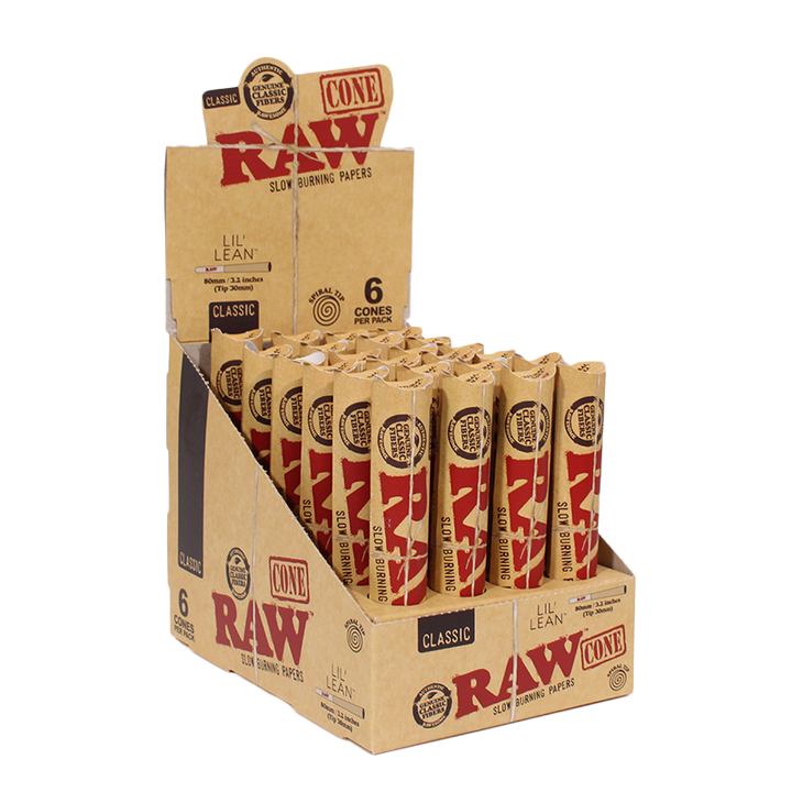 RAW Classic Lil Lean Cones 6-Pack