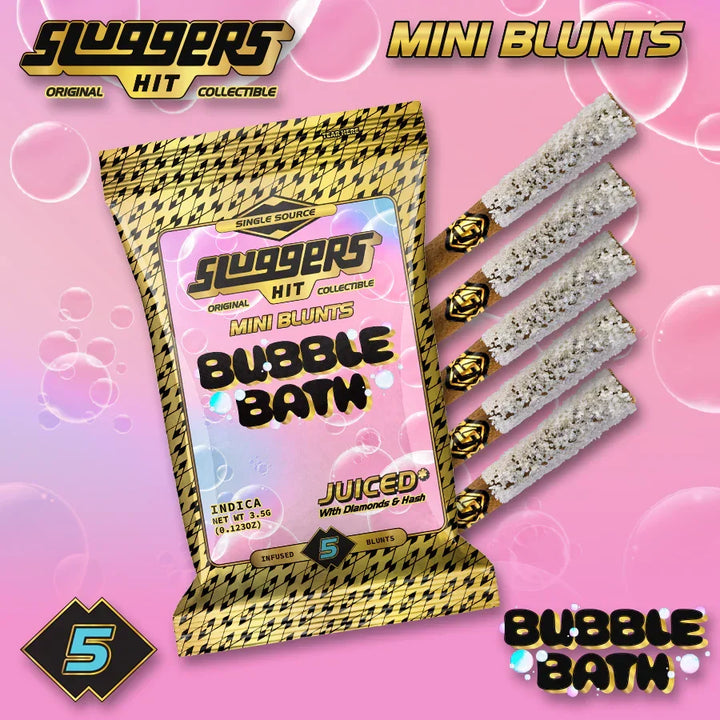 Sluggers Bubble Bath Indica Mini Blunt 5-Pack