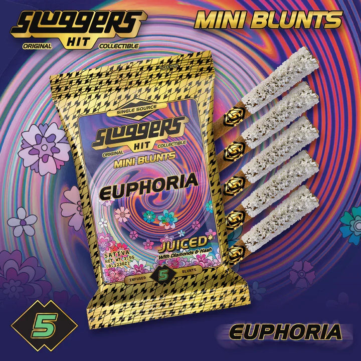 Sluggers Euphoria Sativa Mini Blunt 5-Pack