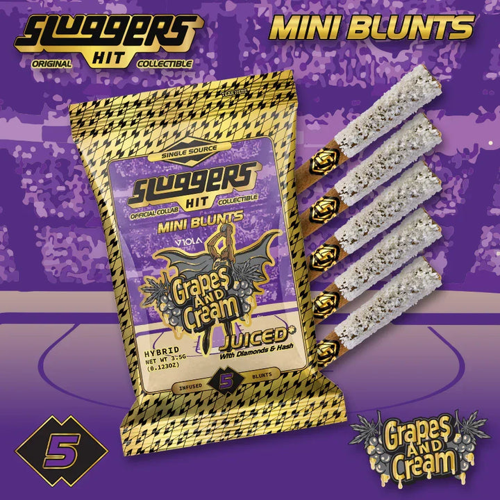 Sluggers x Viola Grapes & Cream Hybrid Mini Blunt 5-Pack