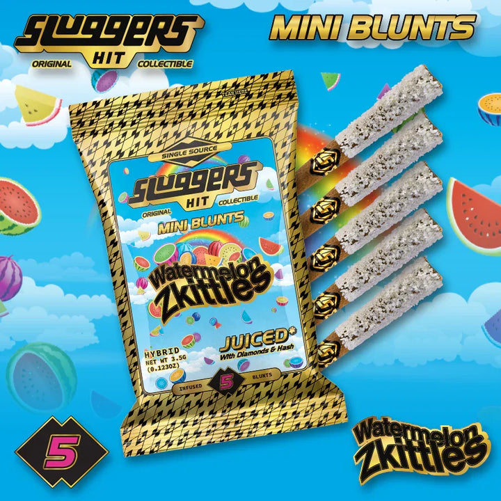 Sluggers Watermelon Zkittles Hybrid Mini Blunt 5-Pack