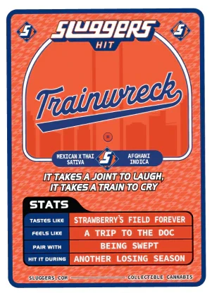 Sluggers Juiced Trainwreck 0.7g Pre-Roll 5-Pack