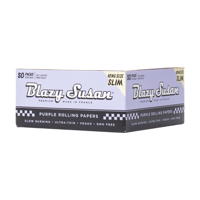 Blazy Susan King Size Slim Rolling Papers - 2500ct Box