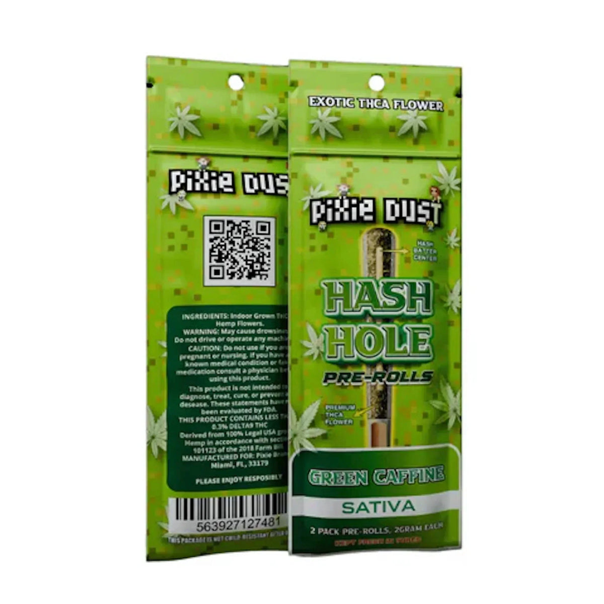 Pixie Dust 4G THC-A Hash Hole Pre-Rolls (2 Pack)